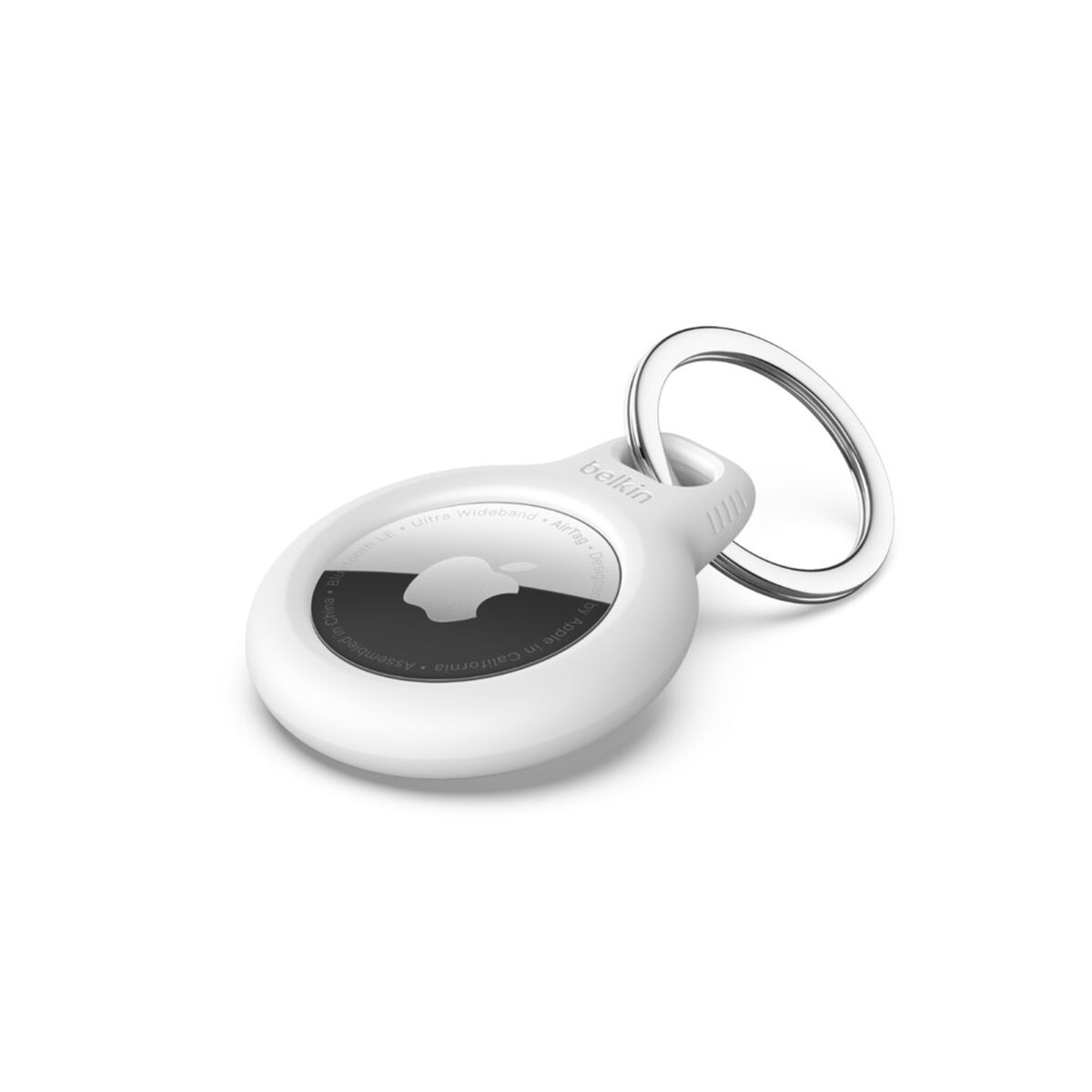 BELKIN Airtag Protection avec porte-clés Blanc
