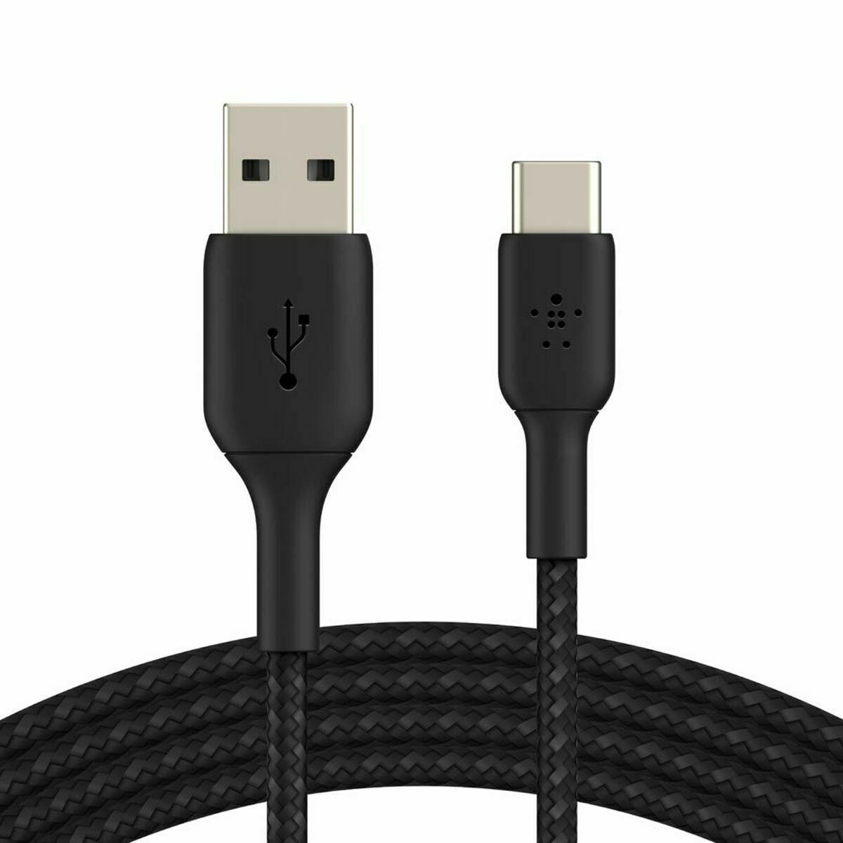 BELKIN BOOST CHARGE USB-A to USB-C Cable Braided 3M Black