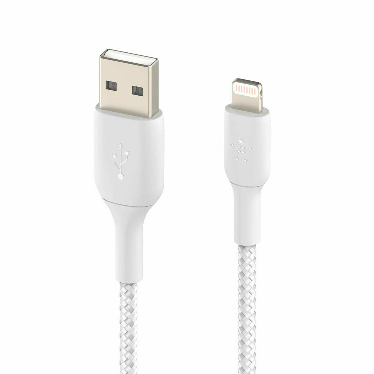 BELKIN BOOST CHARGE USB-A to Lightning Cable Braided 1M White