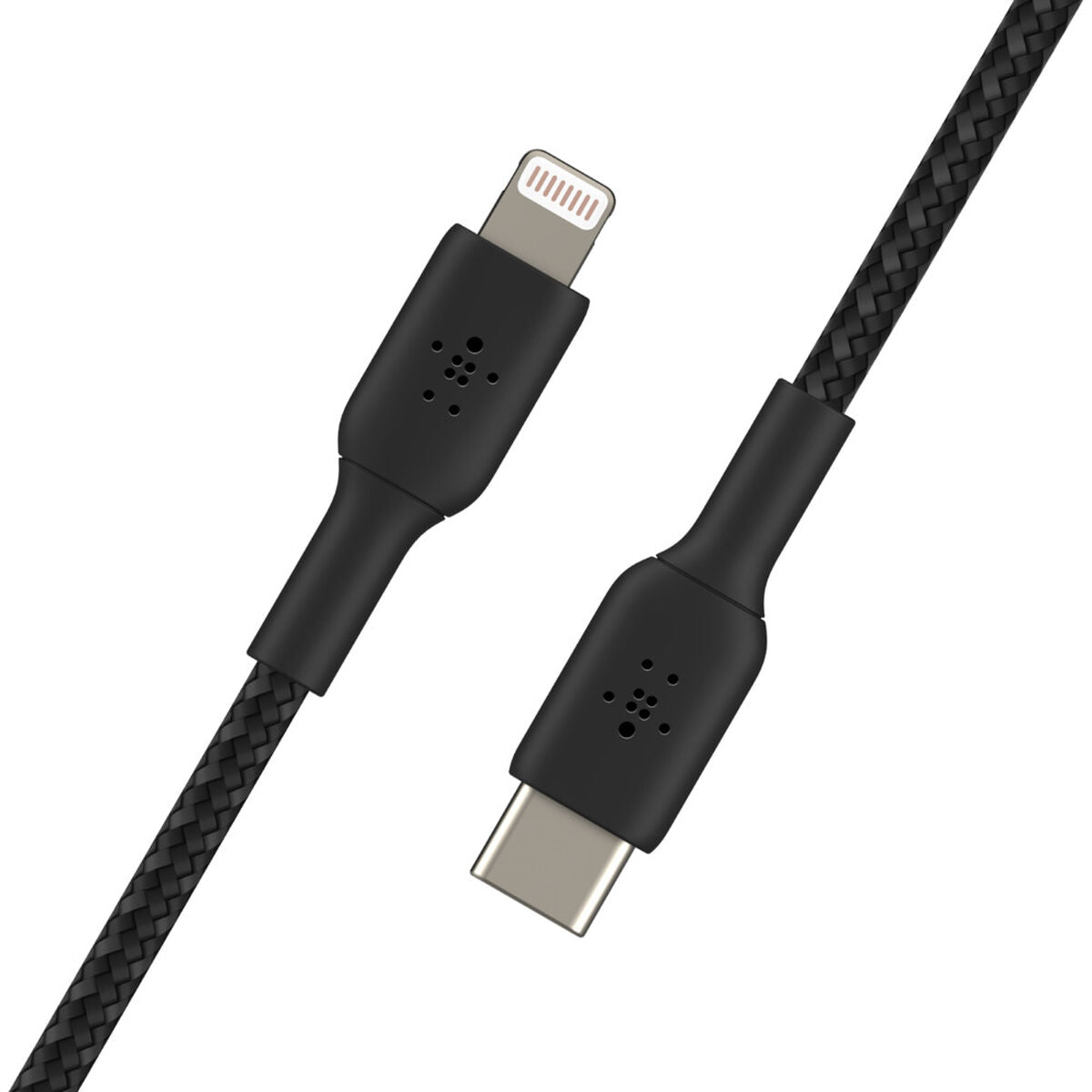 BELKIN BOOST CHARGE USB-C to Lightning Cable Braided 1M Black