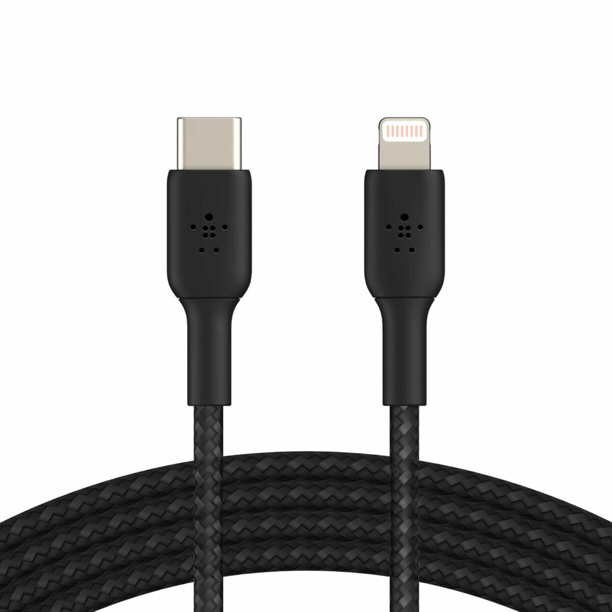 BELKIN BOOST CHARGE USB-C to Lightning Cable Braided 2M Black