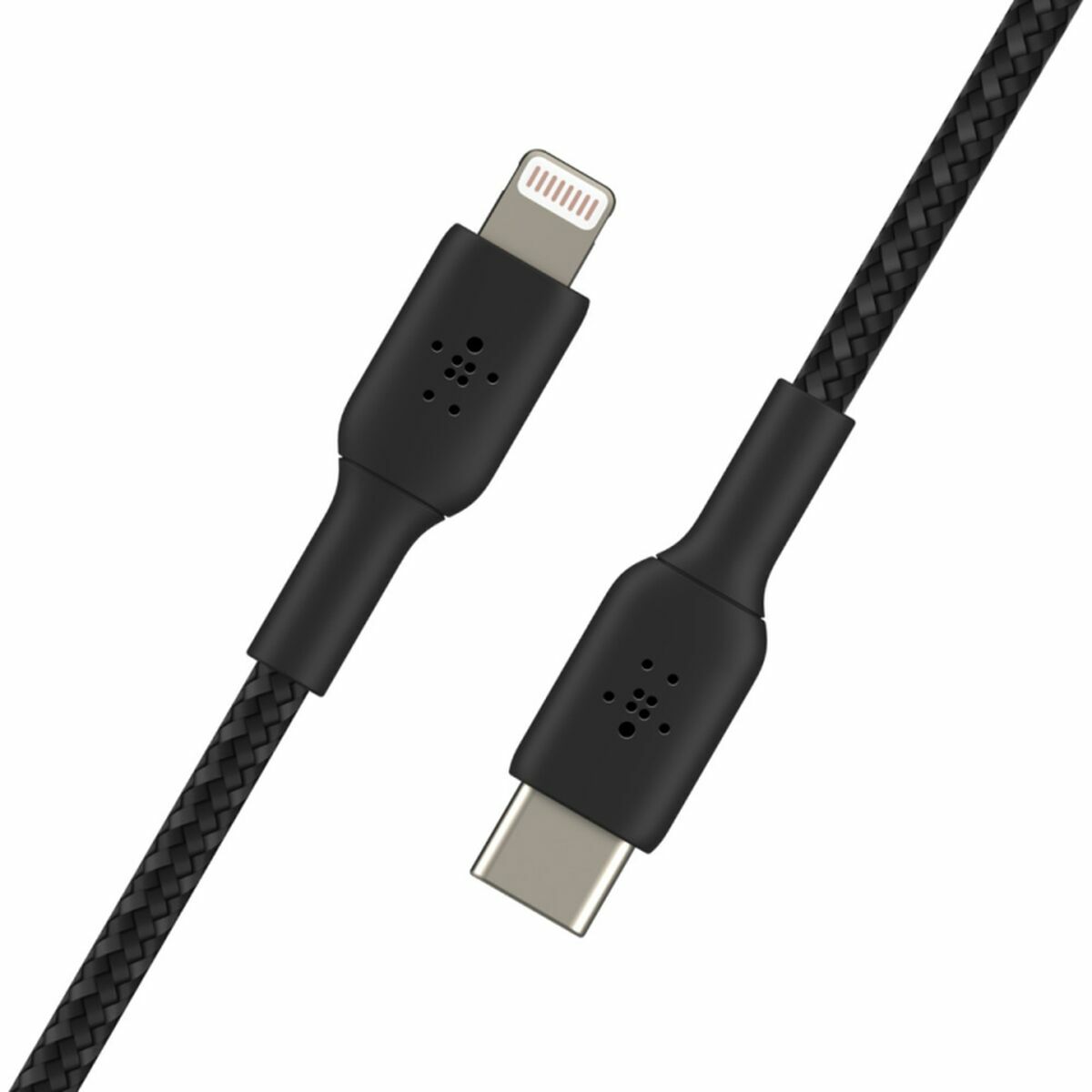BELKIN BOOST CHARGE USB-C to Lightning Cable Braided 2M Black