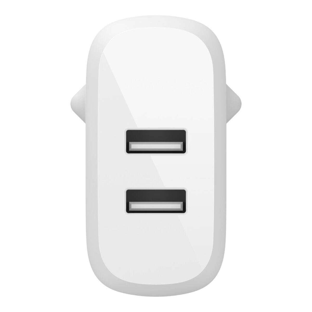 BELKIN BOOST CHARGE 24w USB-A Dual Wall Charger w/ 1m A-C White