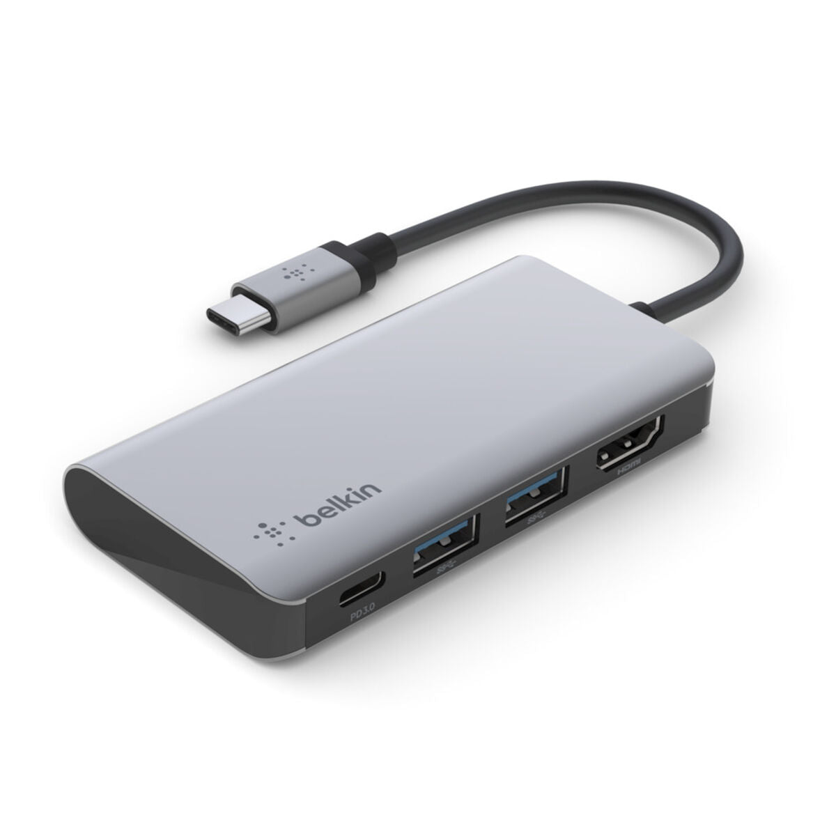 BELKIN Hub USB-C avec HDMI 2x USB-A 100W PD