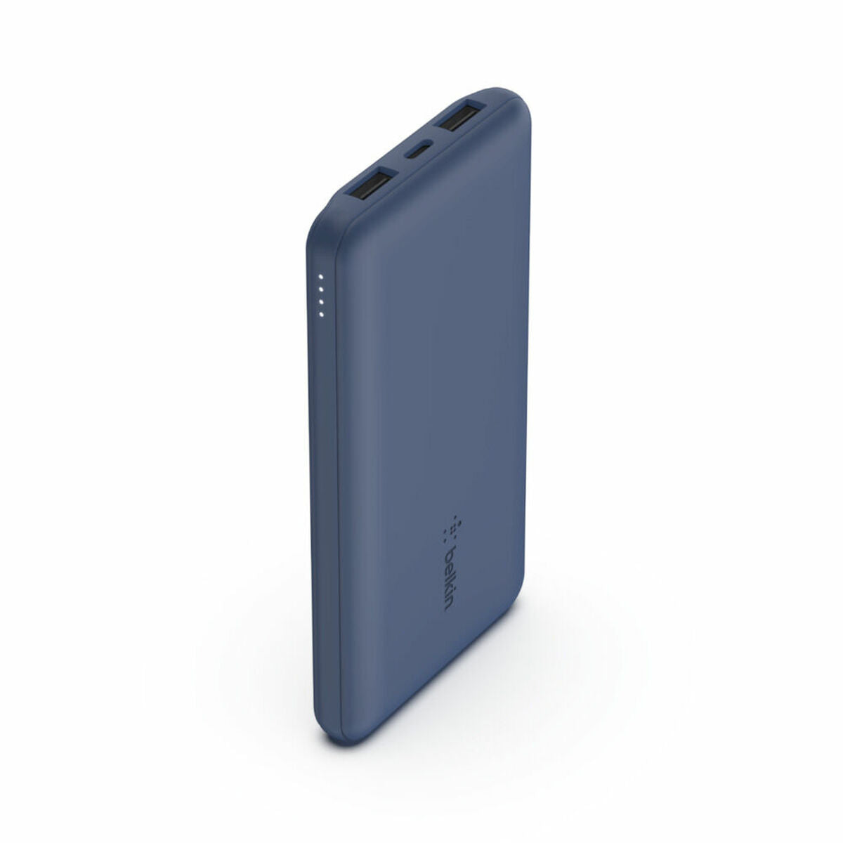 BELKIN Batterie externe 3 ports 10K avec câble USB-A vers USB-C bleu