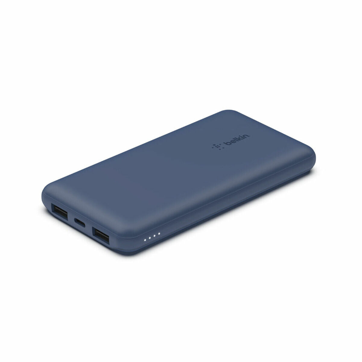 BELKIN Batterie externe 3 ports 10K avec câble USB-A vers USB-C bleu