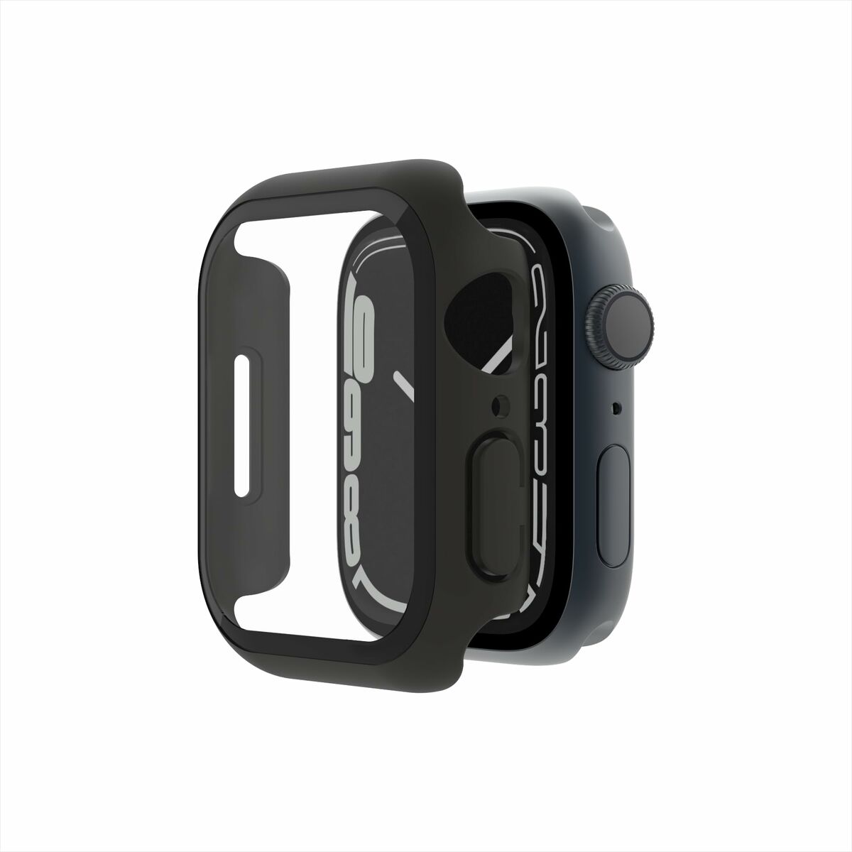 BELKIN TemperedCurve Bumper Screen Protector - Series 4-9/SE - BLK 44/45mm