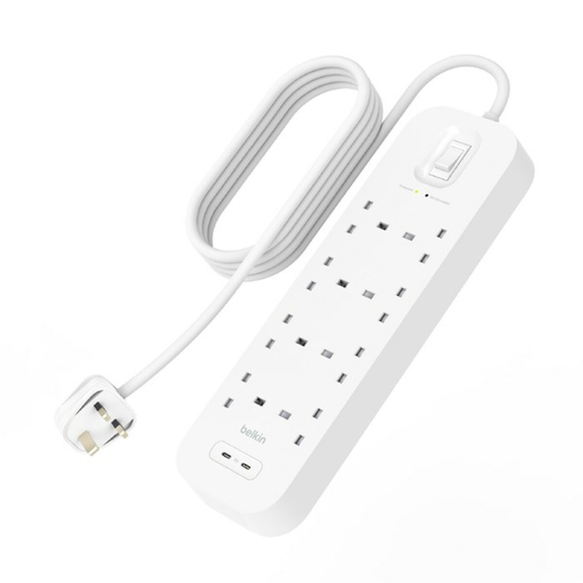 BELKIN Surge Protection with USB C 8 Outlet Dual USB C 30w PD