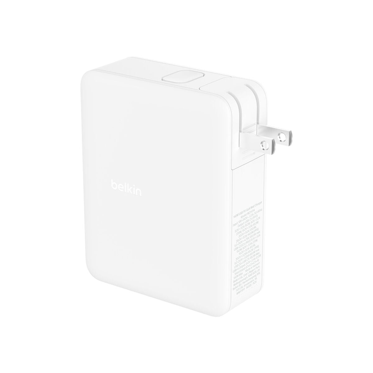 BELKIN PD 140W GAN Wall Charger White With UK+EU+US Plug