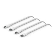 USB-C to USB-C PVC White 1m Twin Pack