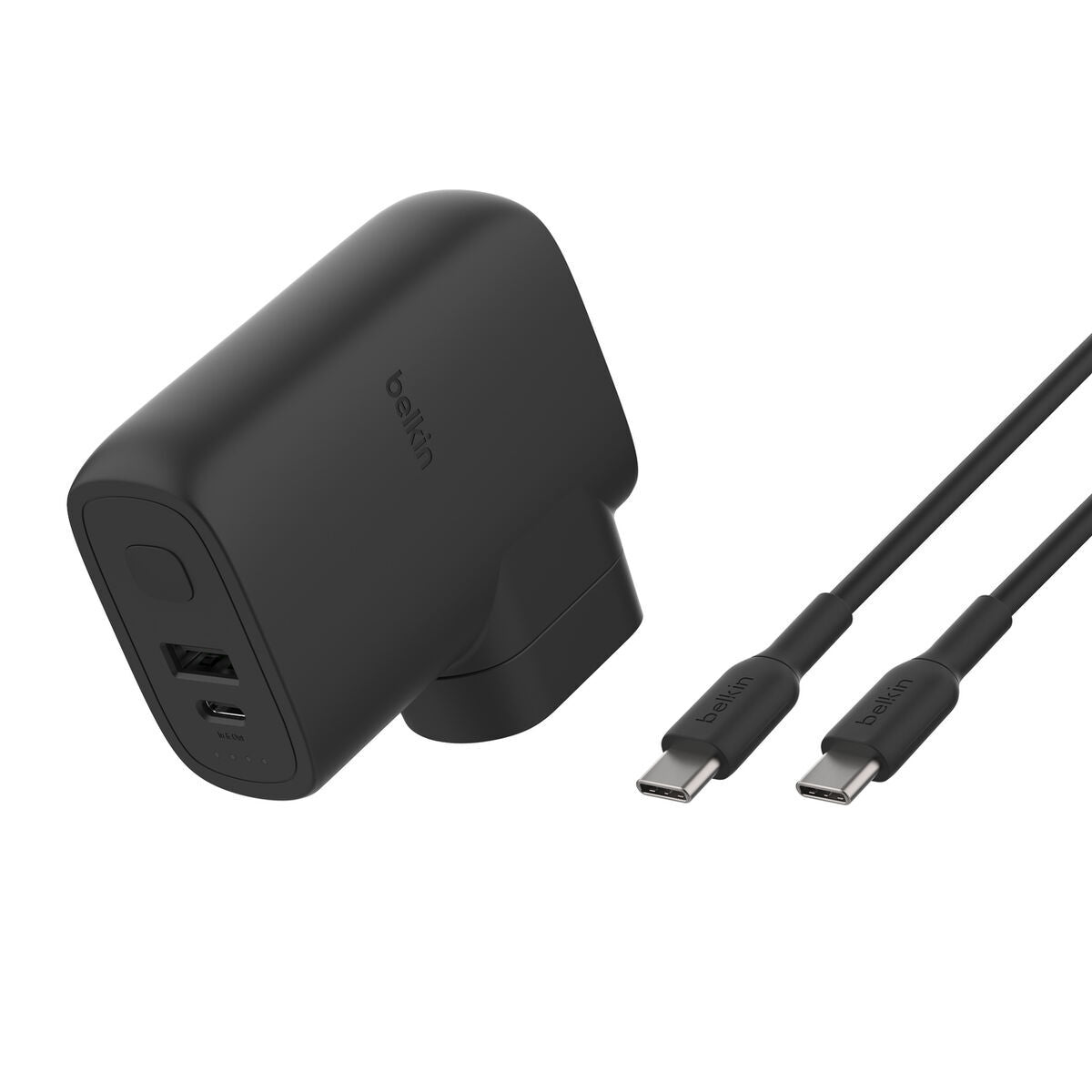 BELKIN Hybrid Wall Travel Charger 25w + 5k Power Bank UK EU US AU Black