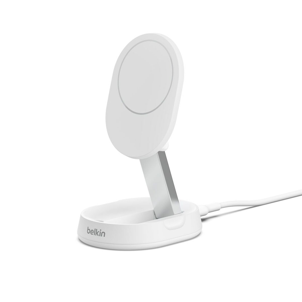 BELKIN PRO Convertible Qi2 15w Magnetic Charging Stand w/o PSU White