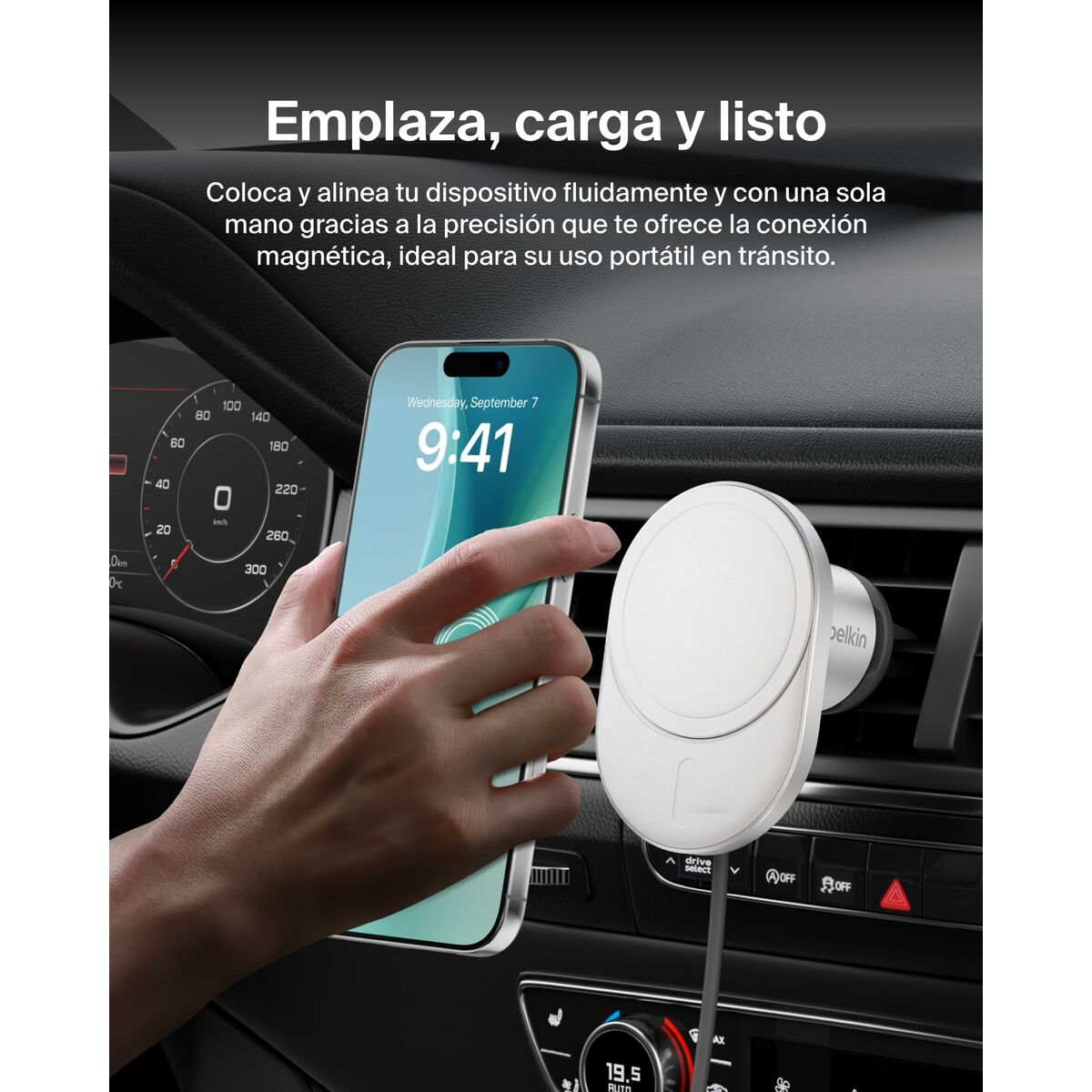 BELKIN Qi2 15W Car Vent Mount CLA