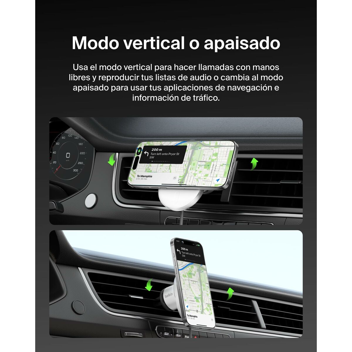 BELKIN Qi2 15W Car Vent Mount CLA