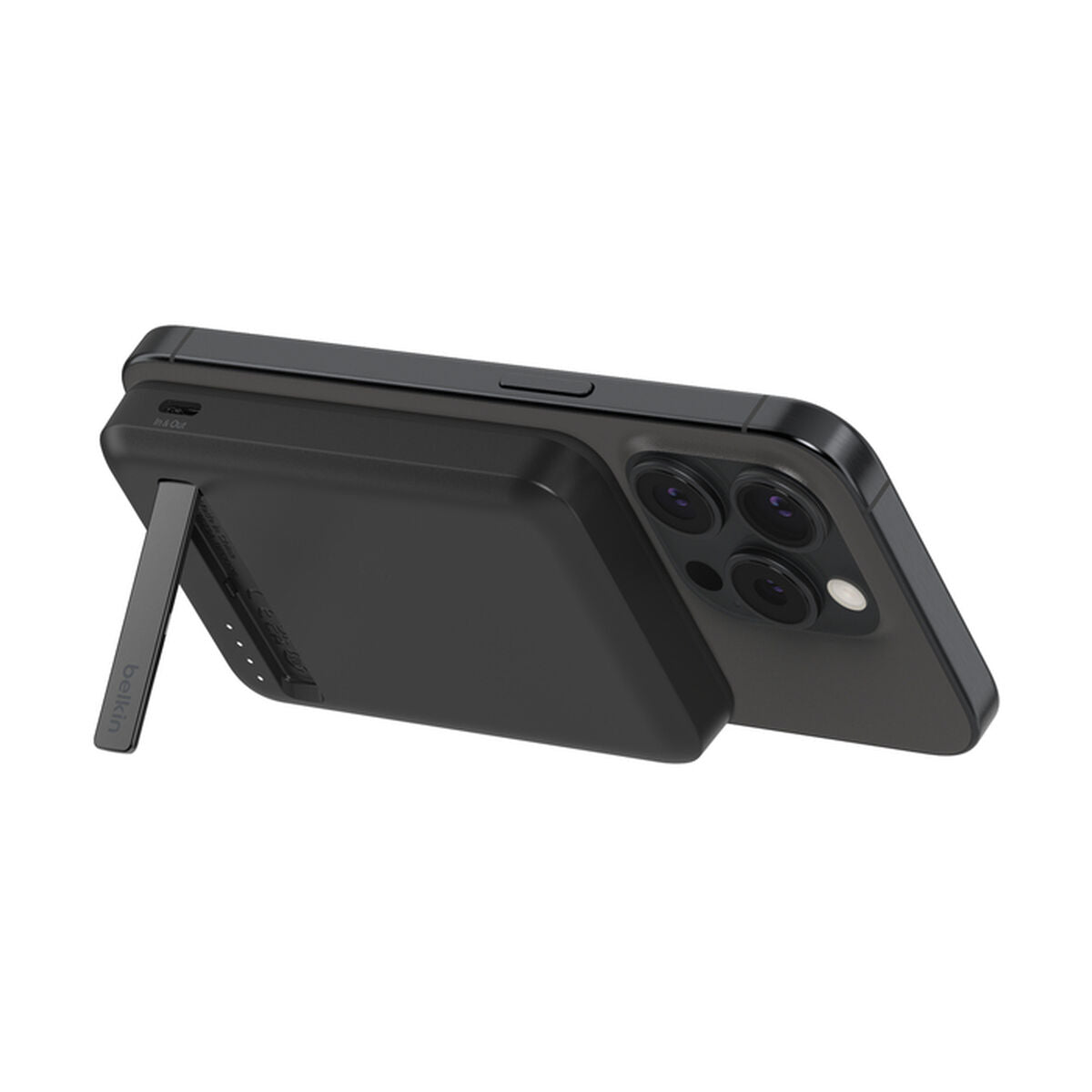 BELKIN 5k Qi2 MagSafe Compatible Powerbank with Kickstand - BLACK