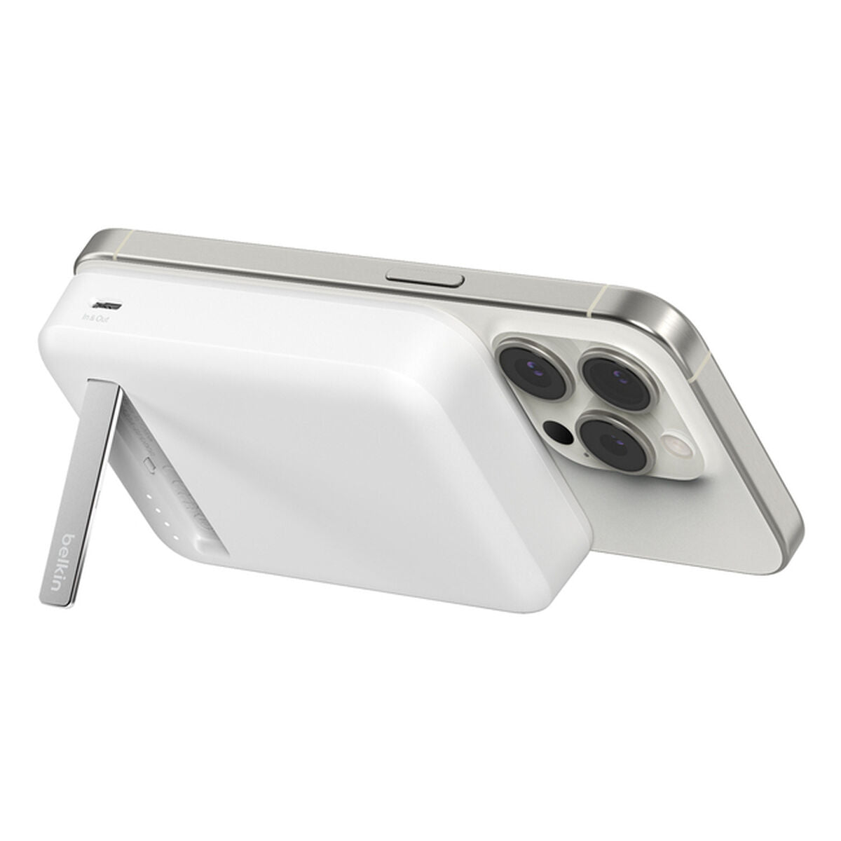 BELKIN 10k Qi2 MagSafe Compatible Powerbank with kickstand