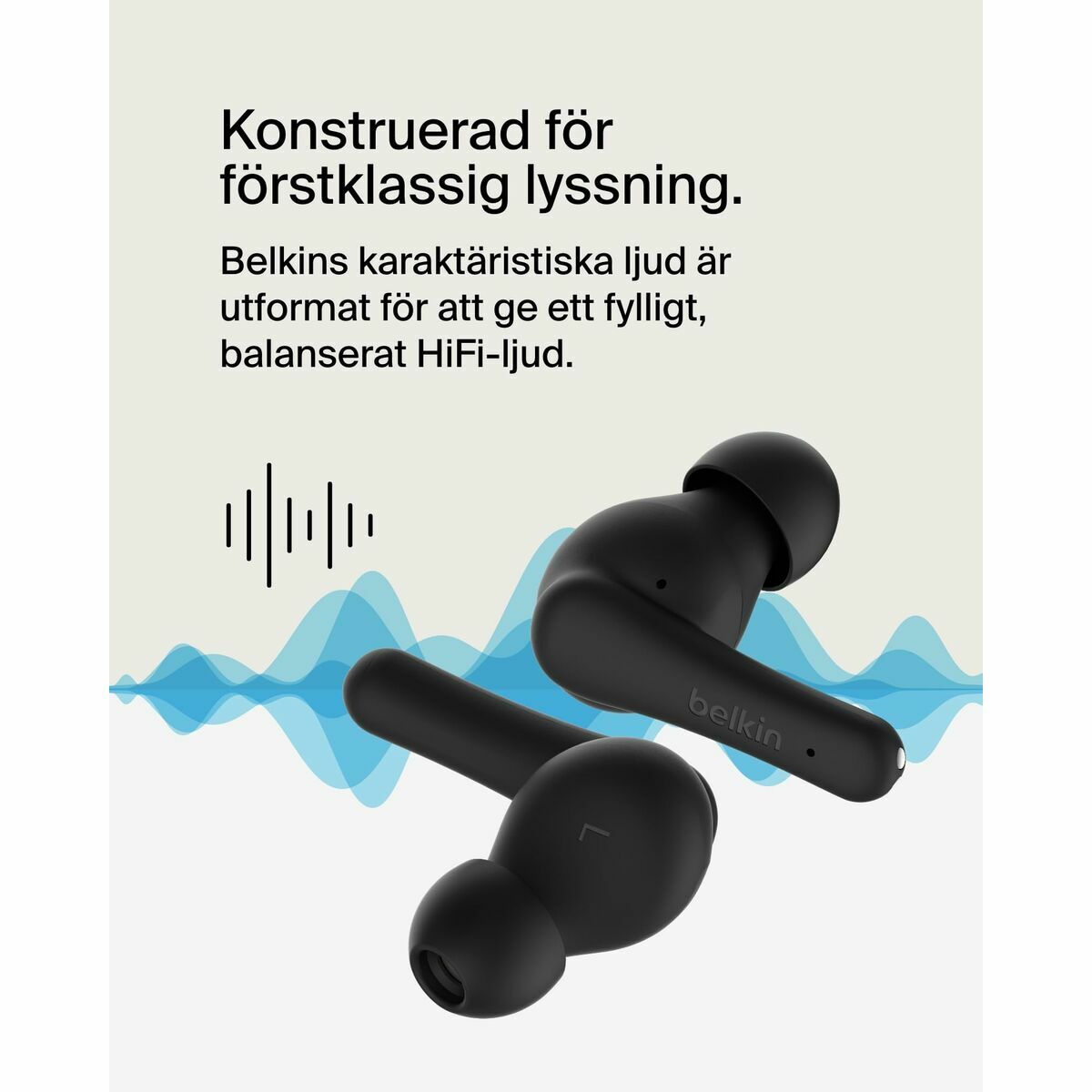 BELKIN SOUNDFORM RHYTHM True Wireless Earbuds Black