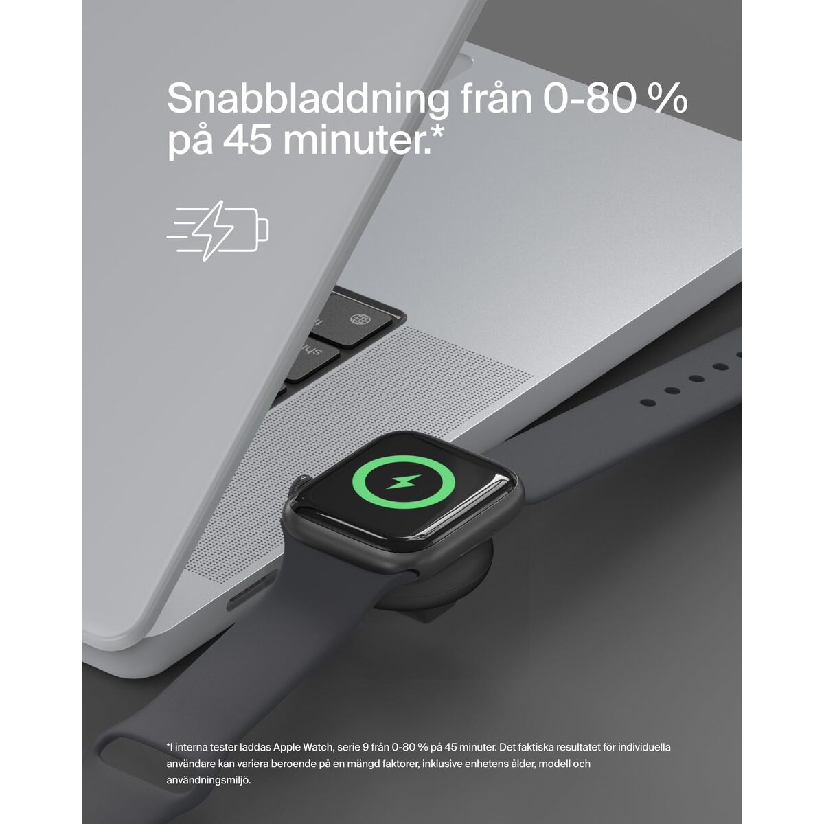 BELKIN BOOST CHARGE Apple Watch Fast Charge Dongle Black
