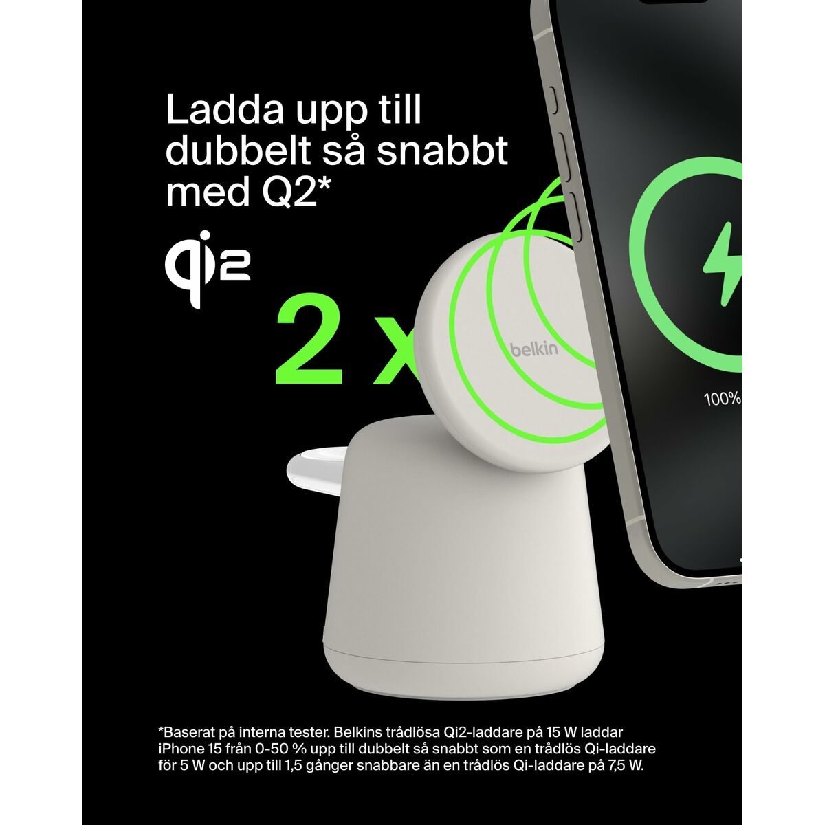 Belkin Station de recharge 2-en-1 avec Q