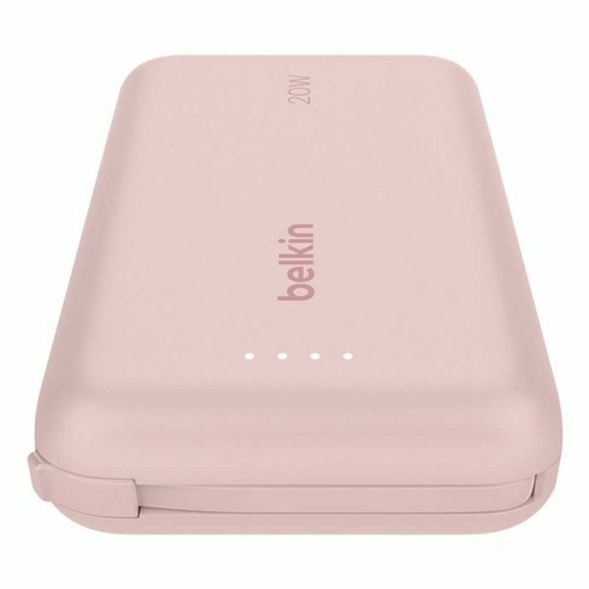 BELKIN 10k PD20w Integrated USB-C Cable Power Bank Pink