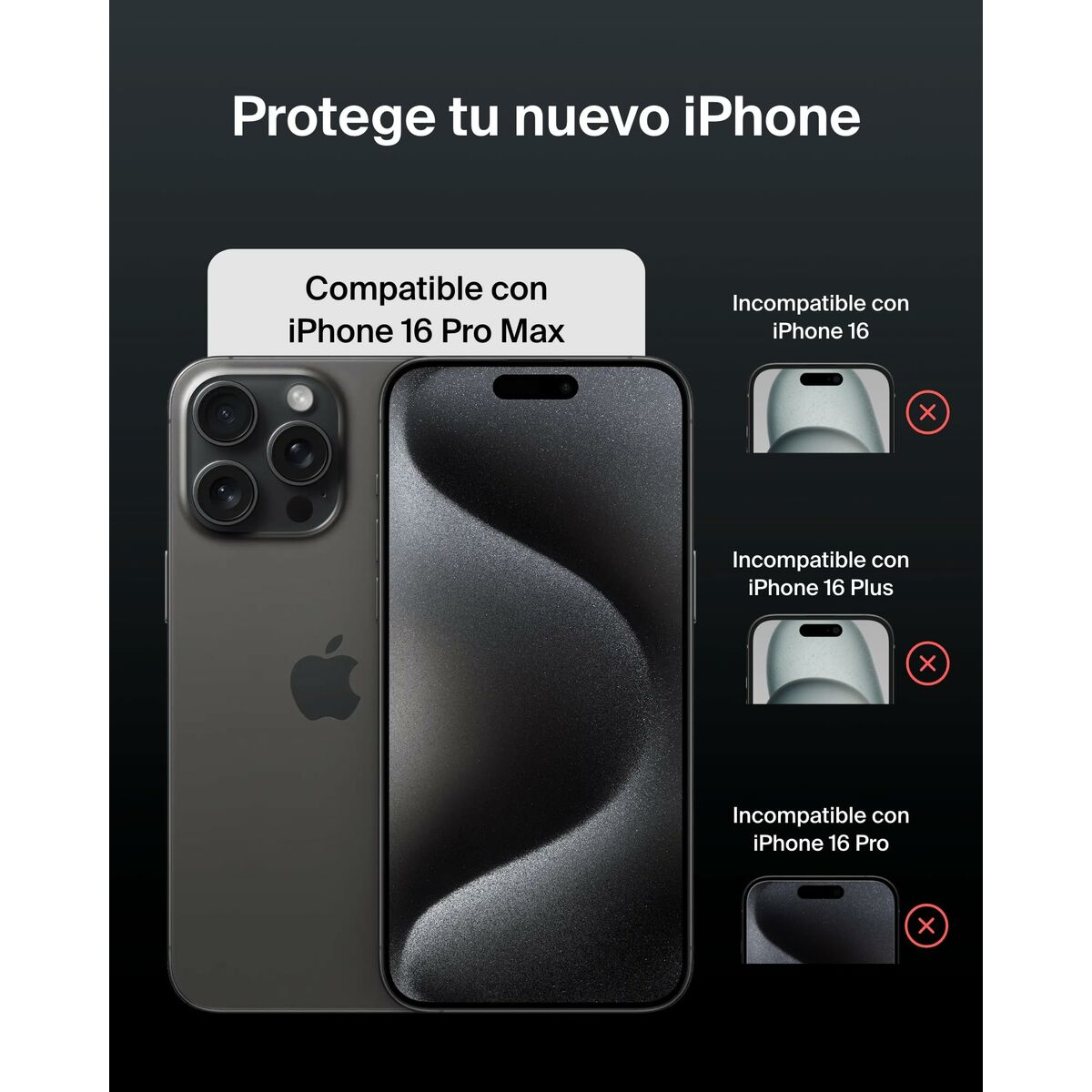 BELKIN ScreenForce Pro UltraGlass2 AM Screen Protector - iPhone 16 Pro Max