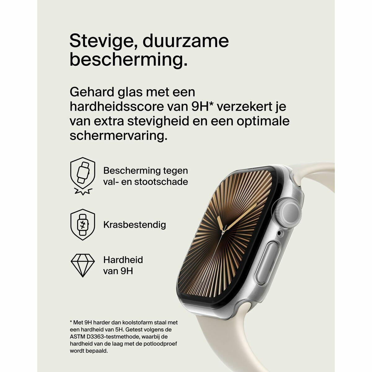 BELKIN TemperedCurve Bumper Screen Protection - Series 10 - CL 42mm