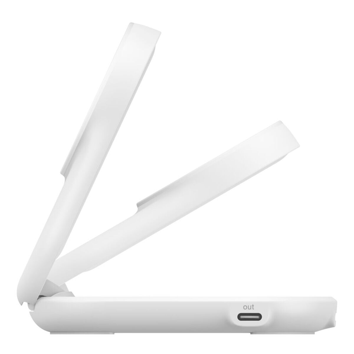 BELKIN UltraCharge 25w Qi2 2in1 Magnetic Charger plus USB-C EU White Round