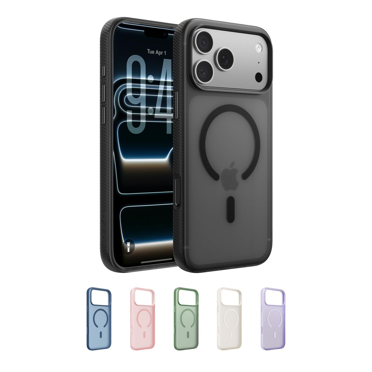 COVER/GRIP TPU 17 PRO TINT CANDY BLACK