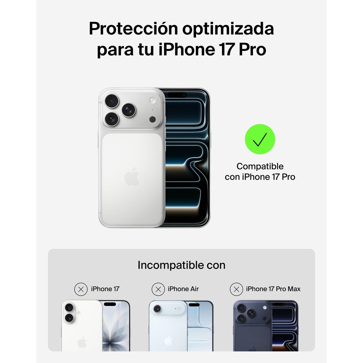 COVER/GRIP TPU 17 PRO TINT CANDY BLACK