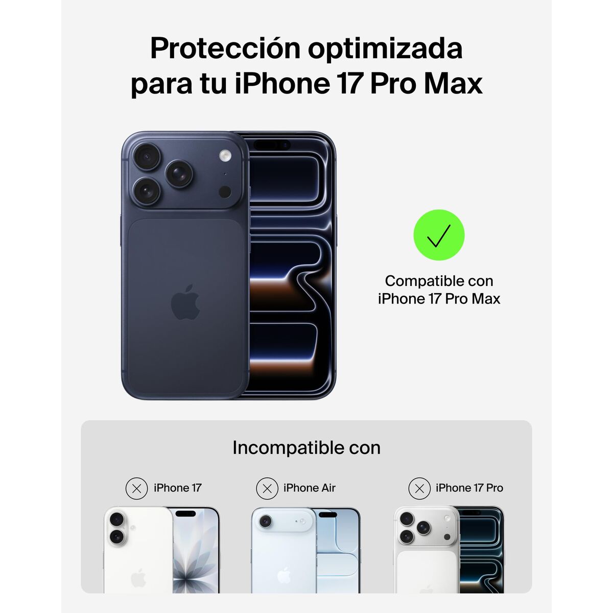 COVER/GRIP TPU 17 PRO MAX TINT CANDY NAV