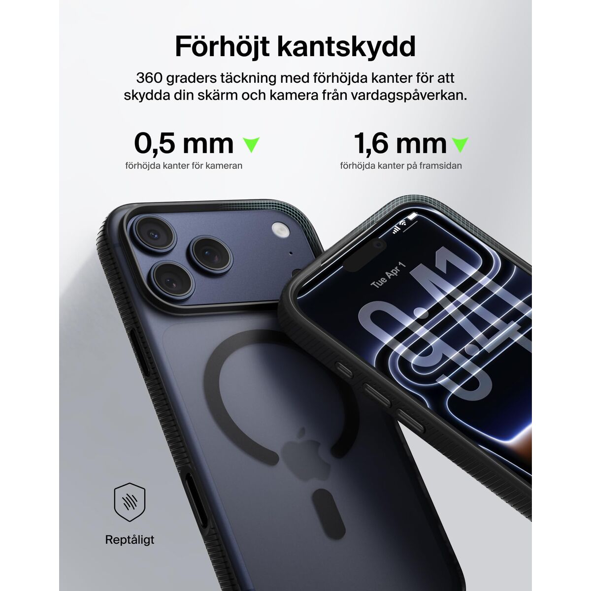 COVER/GRIP TPU 17 PRO MAX TINT CANDY BLA