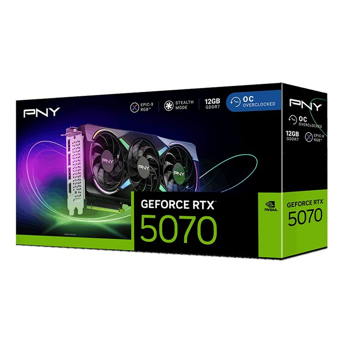 PNY GeForce RTX 5070 12GB ARGB OC Triple