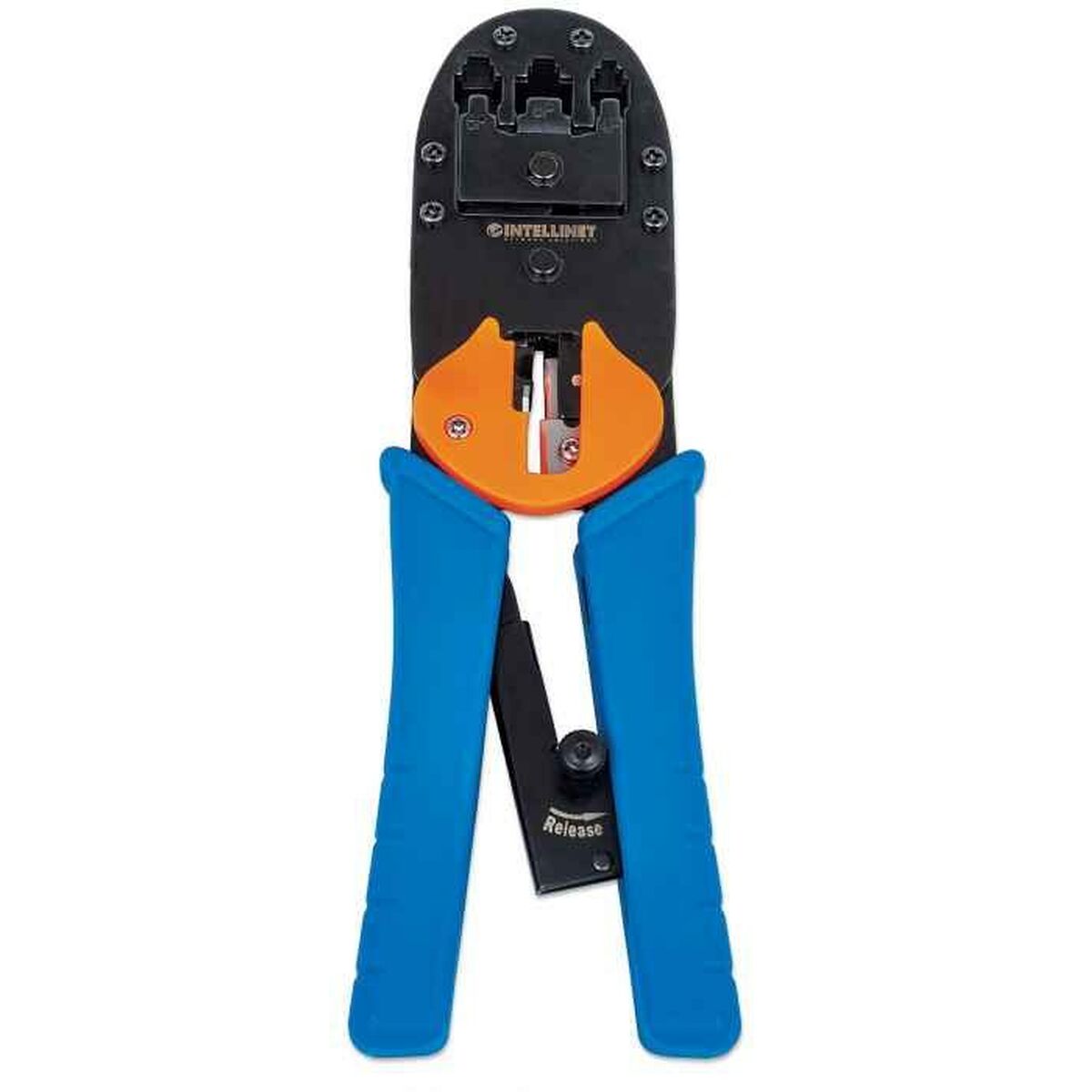 Intellinet 211048 Pince a sertir Noir, Bleu, Orange