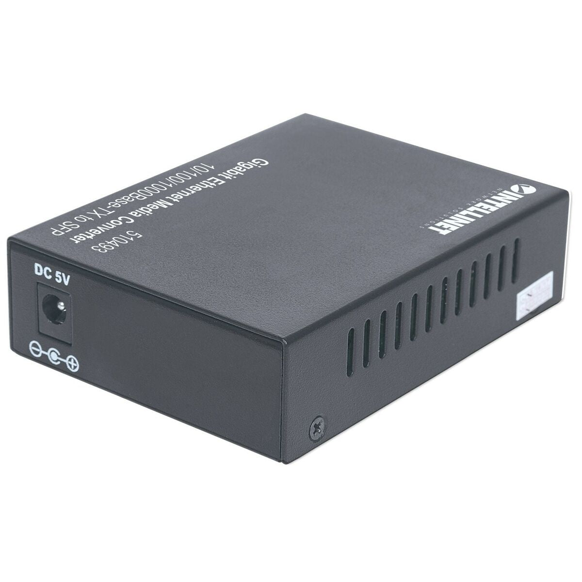 Intellinet 510493 convertisseur de support réseau 1000 Mbit/s Noir