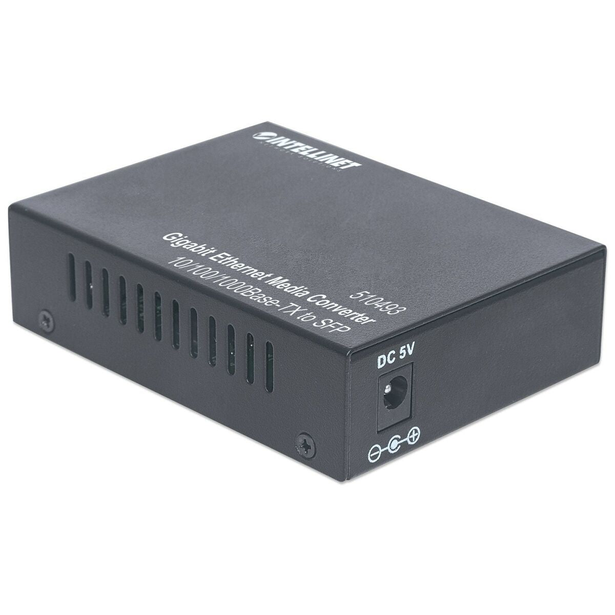Intellinet 510493 convertisseur de support réseau 1000 Mbit/s Noir