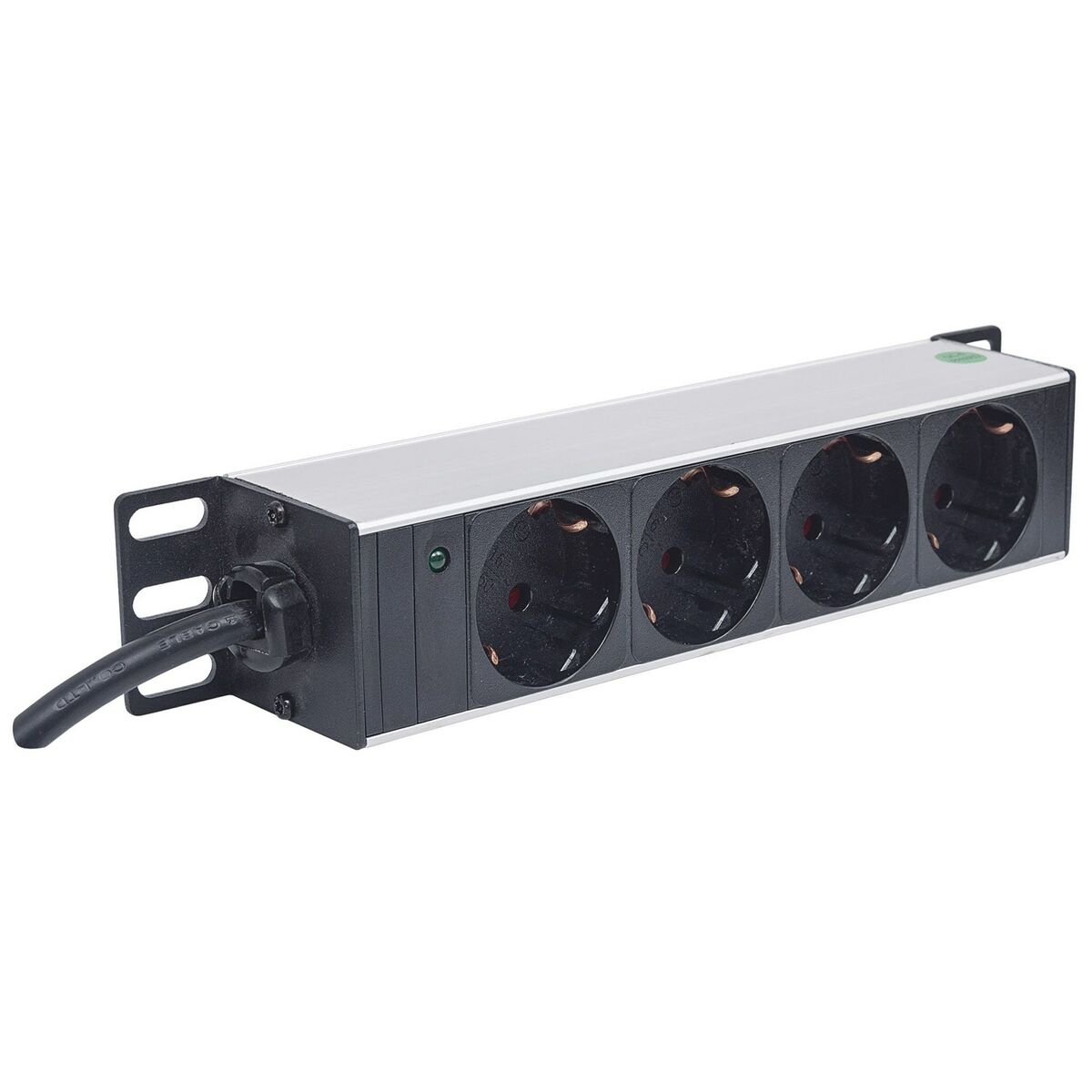 Intellinet 714020 unité de distribution d'énergie 4 sortie(s) CA 1U Gris