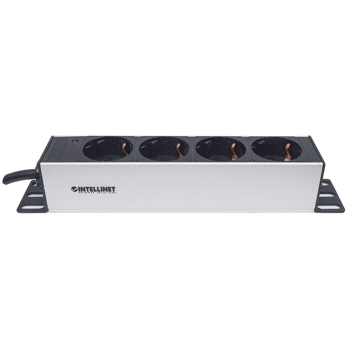 Intellinet 714020 unité de distribution d'énergie 4 sortie(s) CA 1U Gris