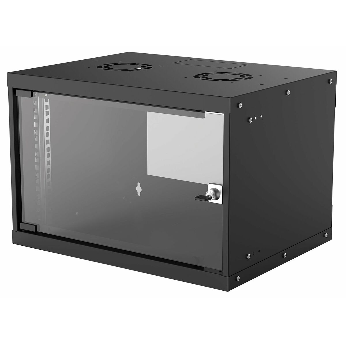 Intellinet 714143 Armoire murale 6U 54/40 noire plate