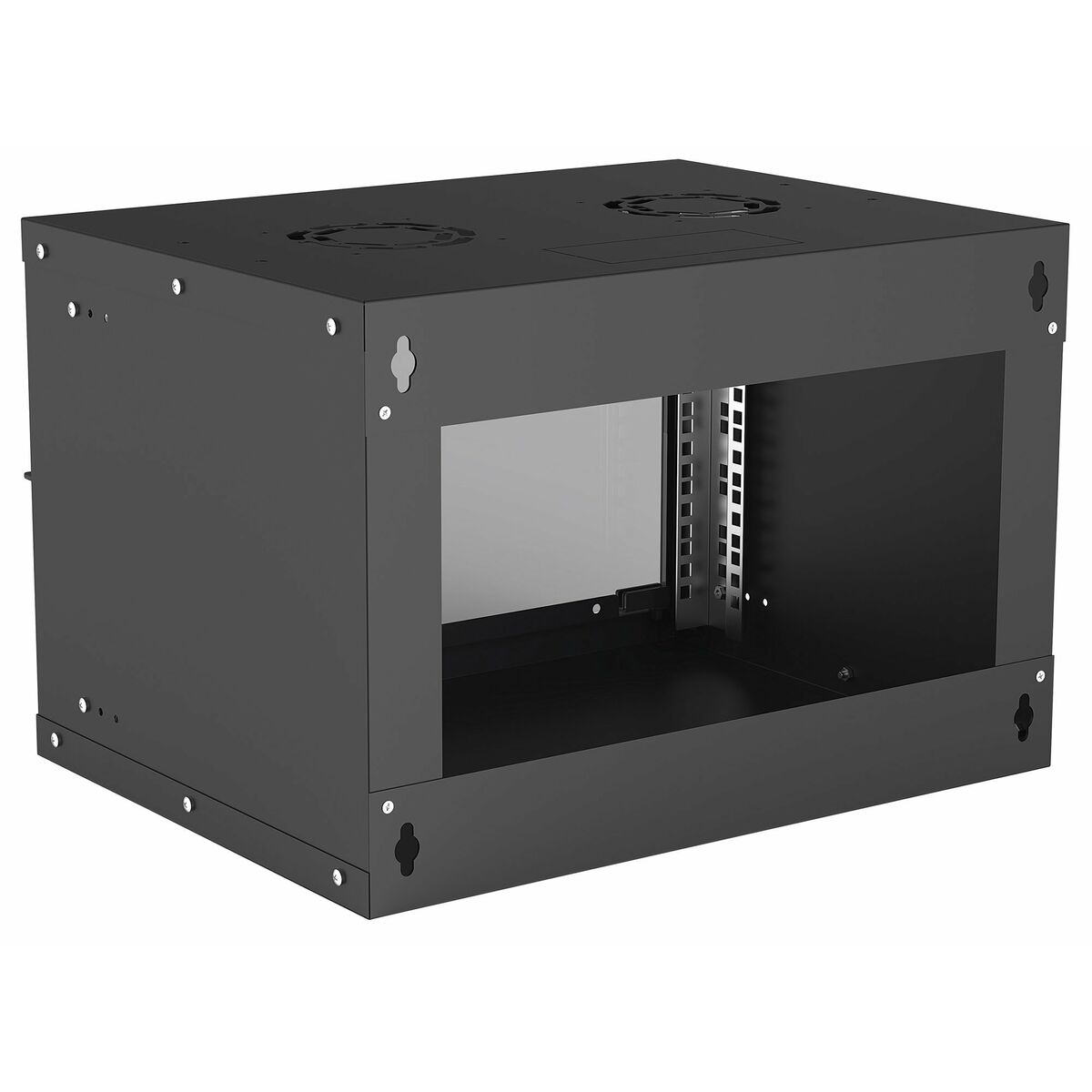 Intellinet 714143 Armoire murale 6U 54/40 noire plate