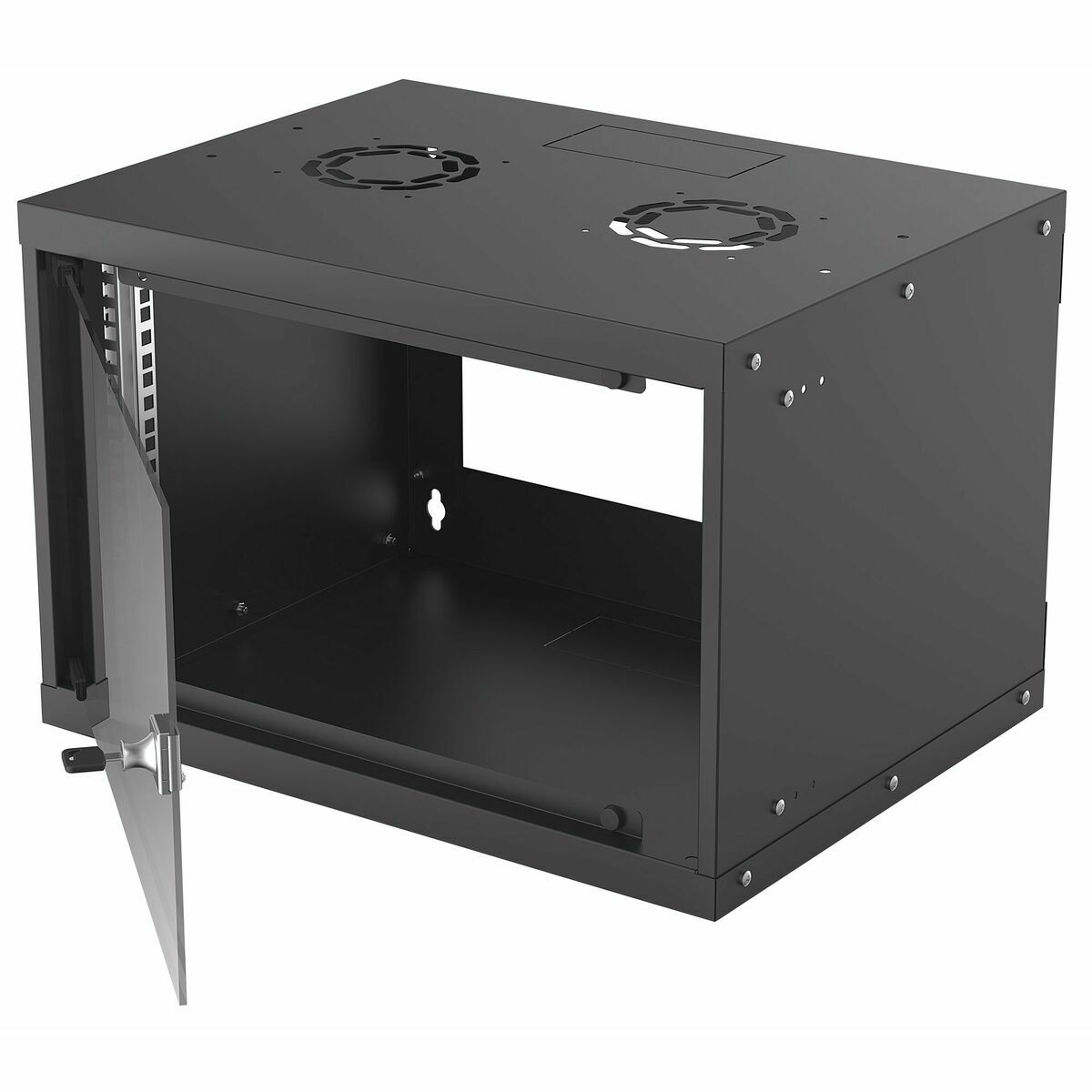 Intellinet 714143 Armoire murale 6U 54/40 noire plate