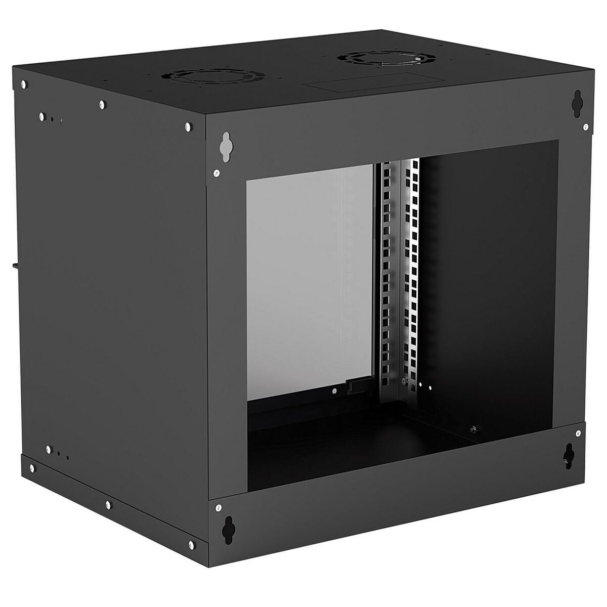 Intellinet 714174 Armoire murale 9U 54/40 noire plate