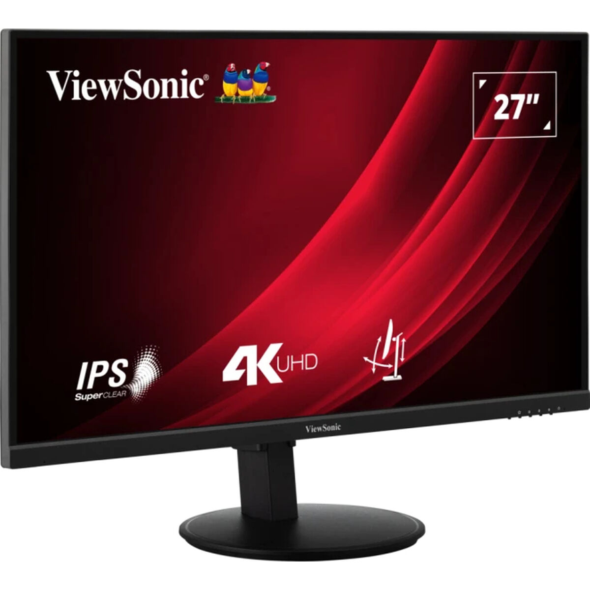 27" 4K UHD Ergonomic Monitor with HDR 10