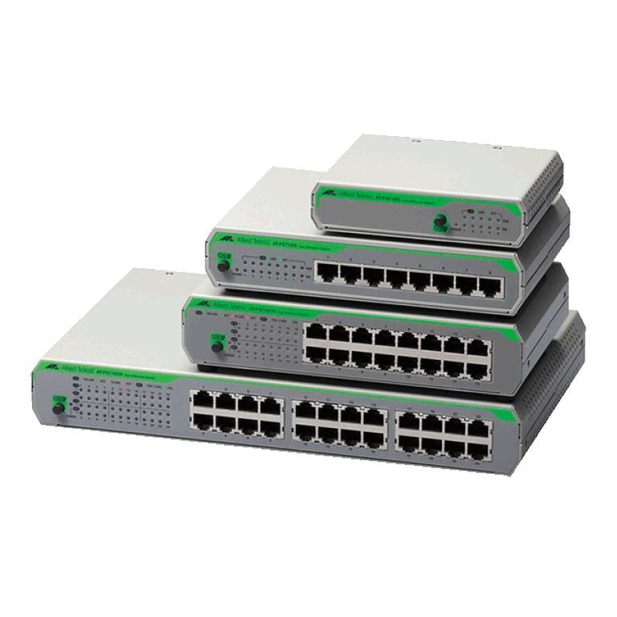 ALLIED AT-FS710/8 SWITCH 8 PORTS 10/100 METAL