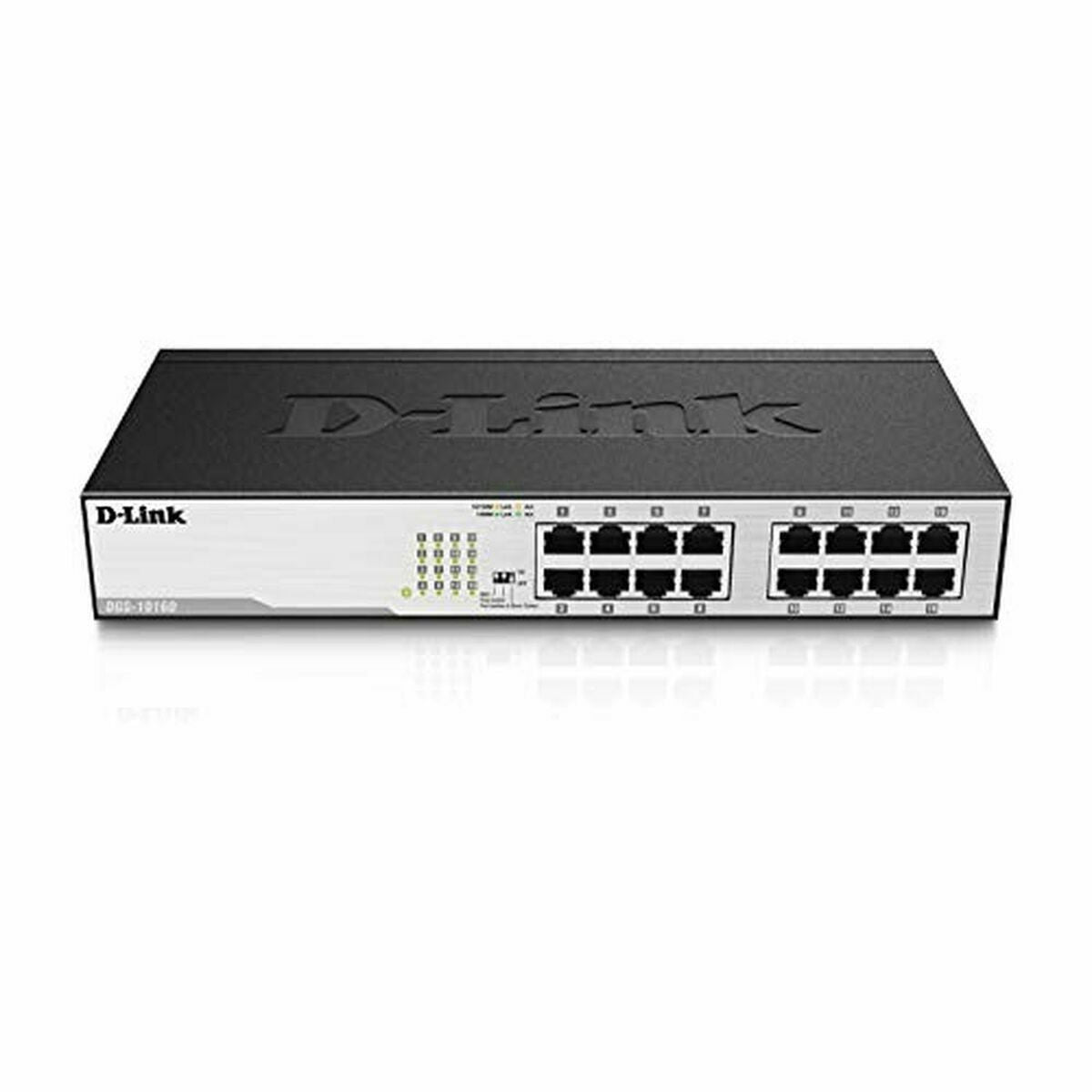 Switch/16xG+F+ENet RJ45 19"desktop Green