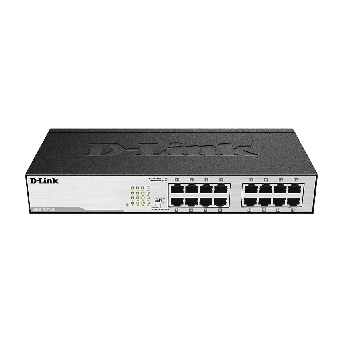 Switch/16xG+F+ENet RJ45 19"desktop Green