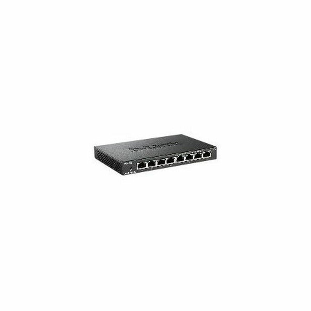 D-LINK 8-port 10/100Mbps Fast Ethernet Unmanaged Switch - Metal Housing