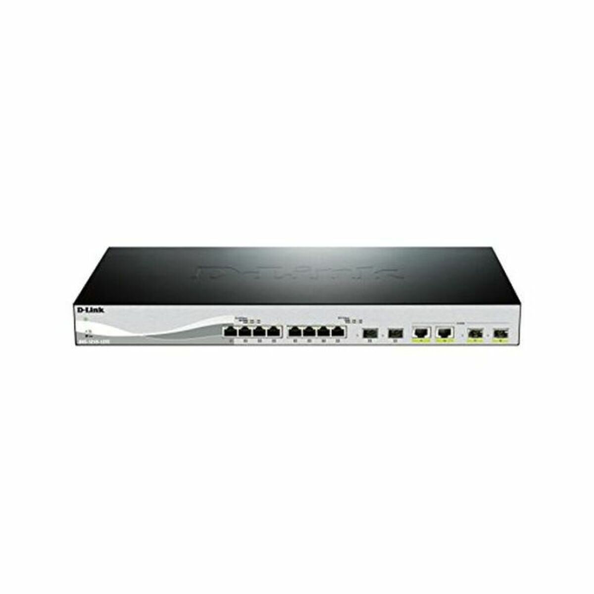 D-LINK Smart+ L2+ 8 Copper Multigigabit Ports 100M/1G/2.5G/5G/10G & 2 copper/SFP+ Multigigabit ports & 2 10GbE SFP+ ports