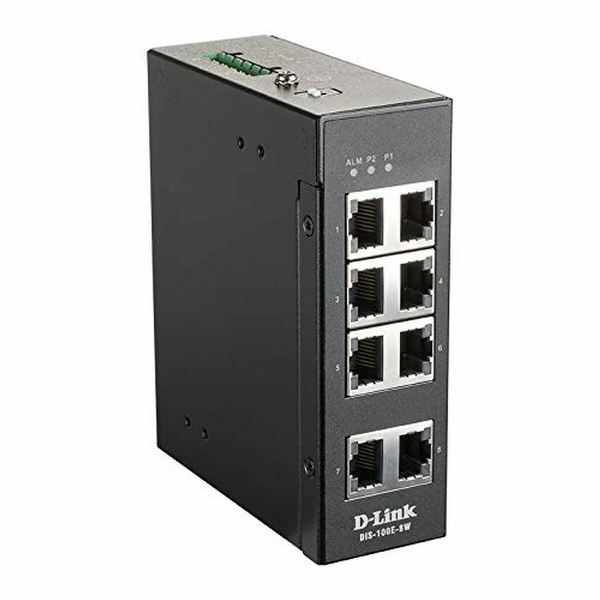 D-LINK 8-Port Unmanaged Layer2 Fast Ethernet Industrial Switch