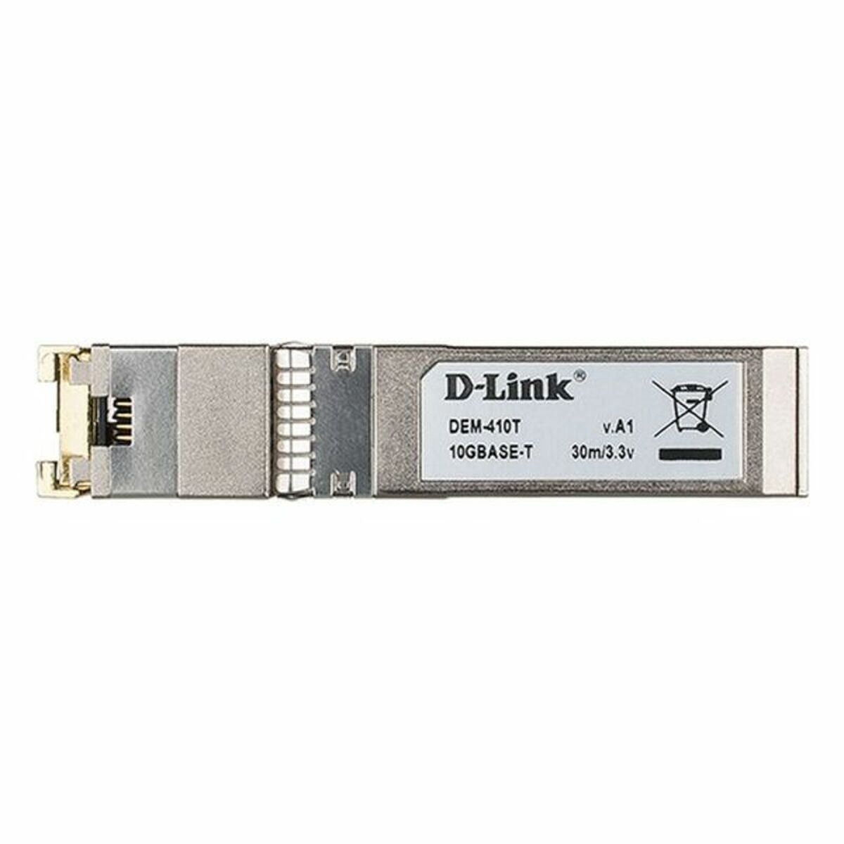 D-LINK 10G SFP+ RJ-45 Transceiver 10Gbit/s Full Duplex up to 30m Cat.6a Cable length at 10GBASE-T and up to 100m