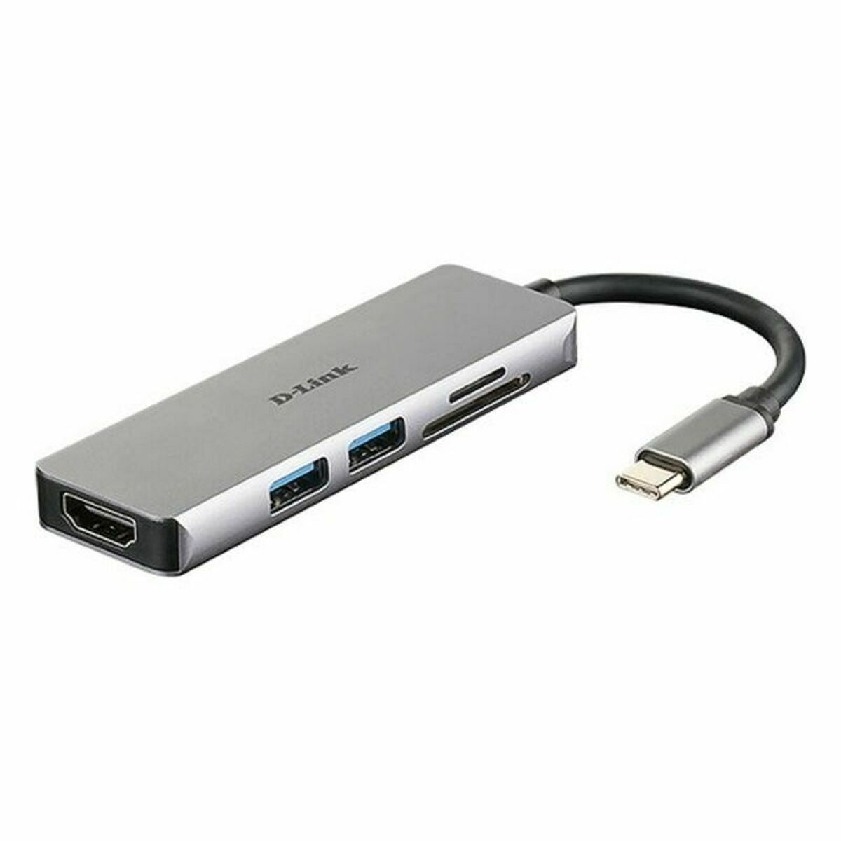 D-LINK USB-C 5-in-1 HDMI SD /microSD card reader